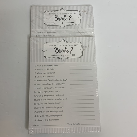 Mona B | Pink MRS. Passport Travel Book | How Well Do You Know The Bride 2 Sets - Picture 2 of 7